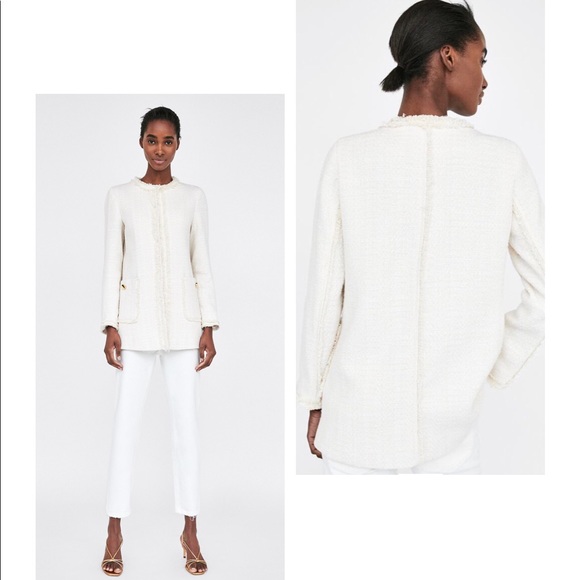 zara tweed frock coat